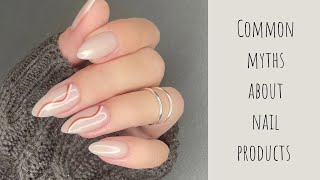 5 myths about nail products | Dip powder nails at home