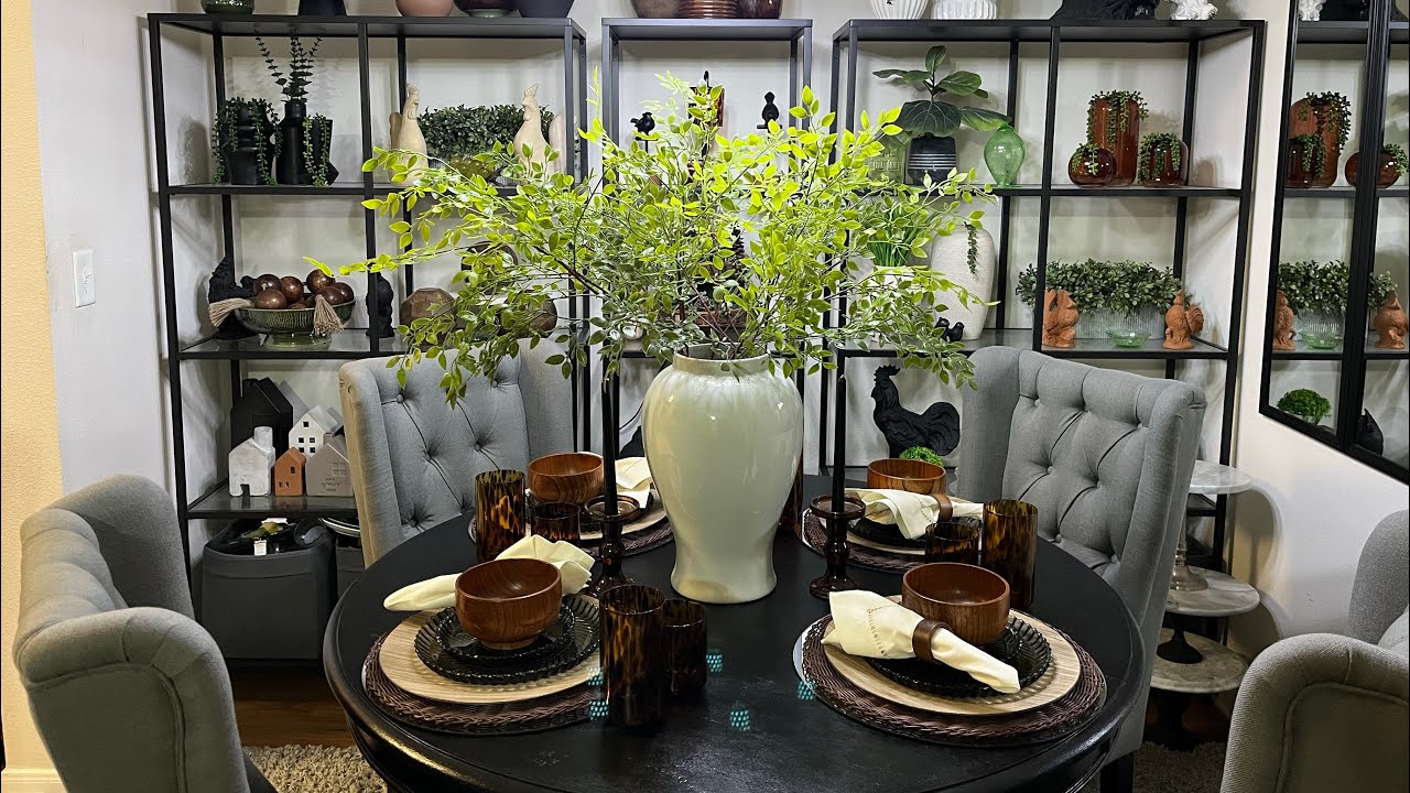 Dining area Refresh!  Come decorate with me!