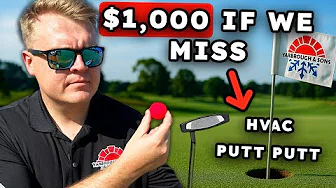 Giving Away $1000 in HVAC Maintenance for Every Missed Putt | HVAC Maintenance in Oklahoma City