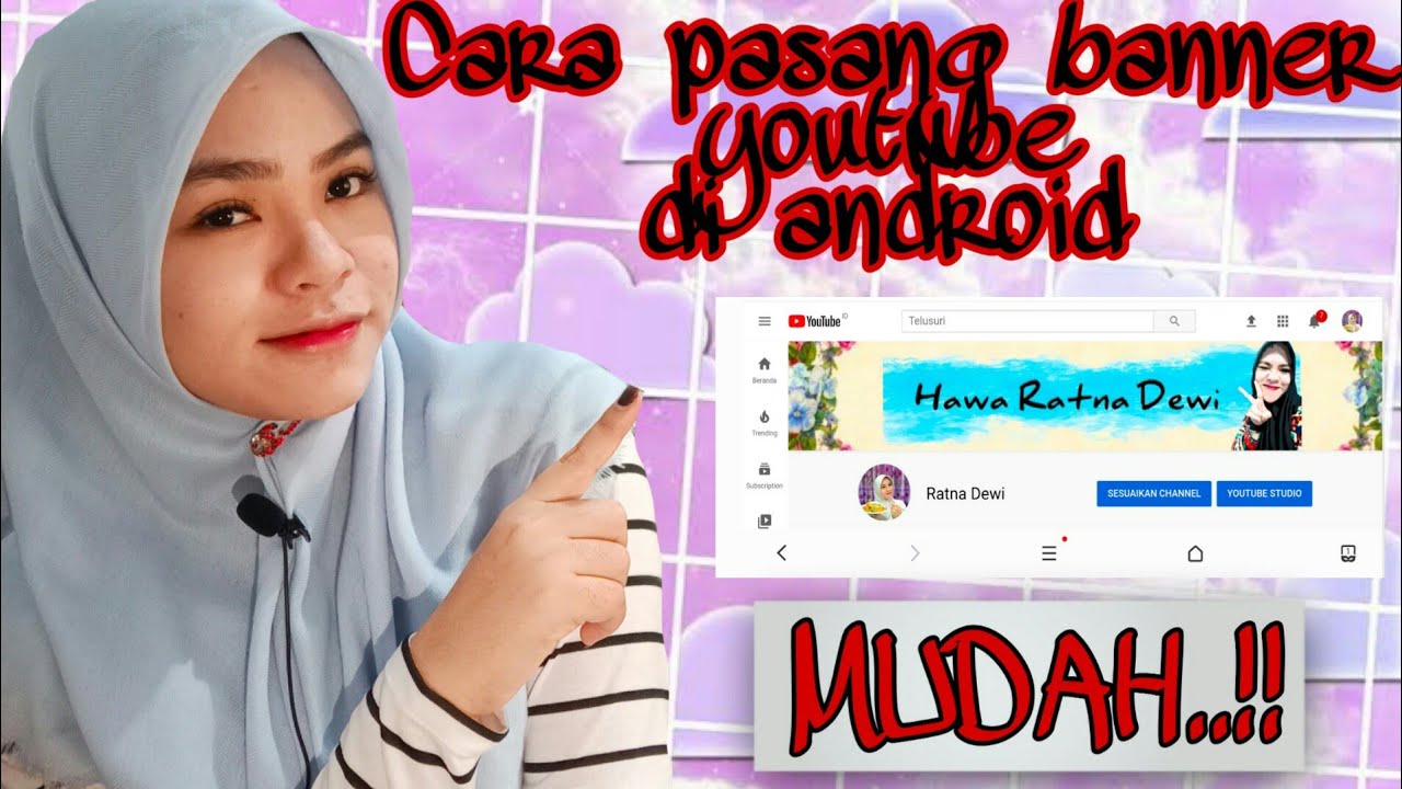 CARA PASANG BANNER YOUTUBE - YouTube