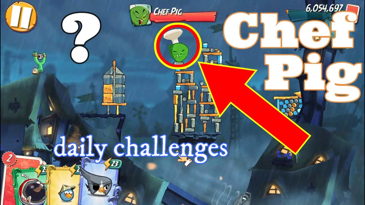 Angry Birds 2 -  Chef Pig level || Daily Challenges || 