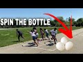 SPIN THE BOTTLE CHALLENGE!!! (EGG THROW EDITION/PAUSE CHALLENGE)