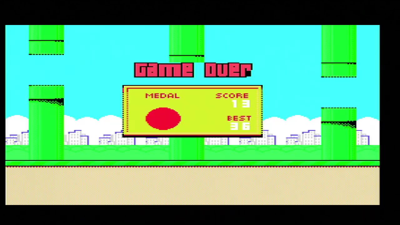 ZX-UNO - COLECOVISION - FLAPPY BIRD - YouTube