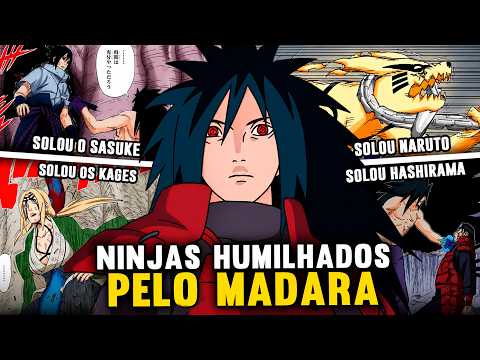 12 NINJAS TEMIDOS QUE MADARA HUMILHOU EM NARUTO
