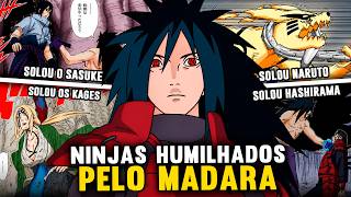 12 NINJAS TEMIDOS QUE MADARA HUMILHOU EM NARUTO