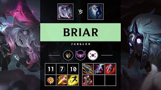 Briar Jungle vs Kindred: Godlike - KR Master Patch 14.22