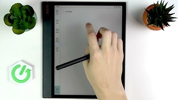 ONYX Boox Note Air 3 C – Hoe de automatische slaaptijd aanpassen