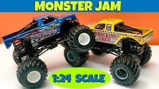THE PATRIOT & WRECKING CREW 1:24 Scale Monster Jam Trucks