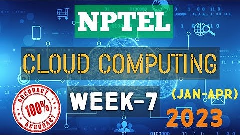 Cloud Computing || WEEK-7 Quiz assignment Answers 2023||NPTEL||#nptel||#cloudcomputing||#SKumarEdu