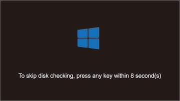 Cara Mengatasi To skip disk checking press any key within 8 second