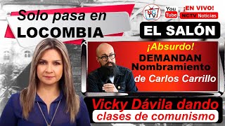 🔥Vicky Dávila ahora es comunista de clase🎤Daniel Quintero por el cargo de Carrillo 🐓El Salón🐓