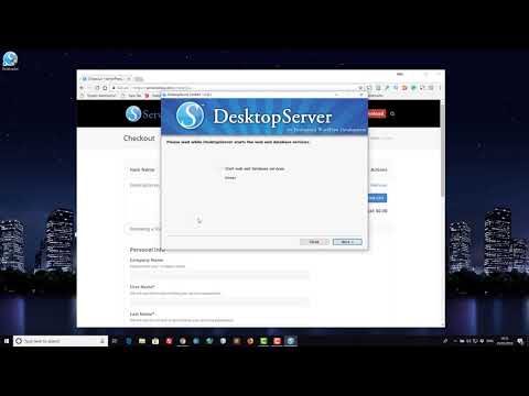 simple install of desktopserver for local wordpress development