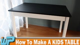 In this video I show you how to make a simple kids table. I got the plans from Ana White: http://ana-white.com/2010/11/clara-table . 