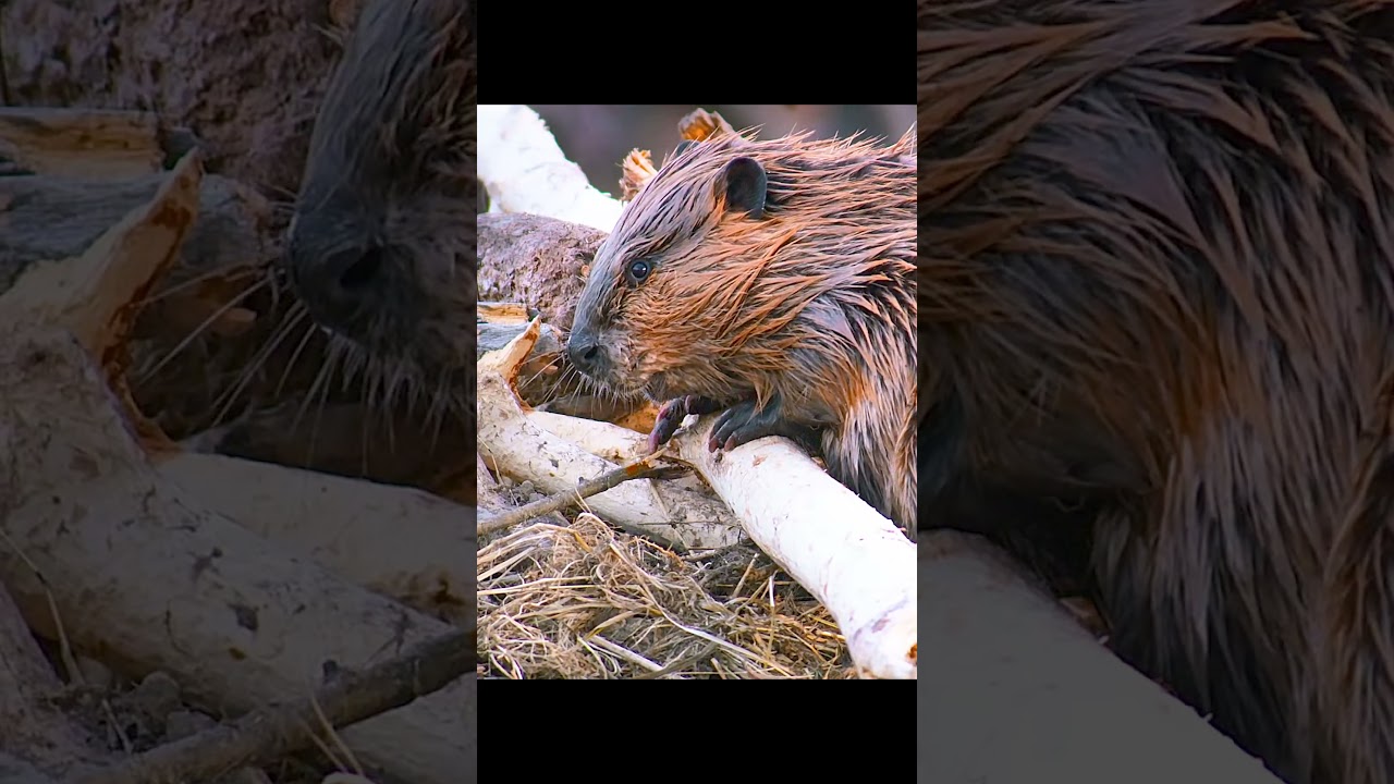 No wonder they're nature's most famous builders. #wildlife #animals #shorts