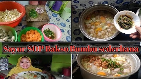 MASAK SAYUR SOP BAKSO BUMBU SEDERHANA !!!Suegeer Poll#menuharian #sopbakso #sayursop #menusederhana