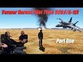 Real F/A-18 Pilot Tries DCS F/A-18 For The First Time - Part ONE