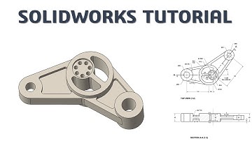 Solidworks Tutorial #41 | 3D Model Basic Beginners | CADCAM TUTORIAL