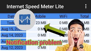 fix internet speed meter lite notification problem solve | technology mistarjaid| #mistarjaid #tech screenshot 3