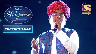 'Maula Mere Le Le Meri Jaan' पर एक भावुक करने वाली गायकी |Indian Idol Junior| Salim |Performance