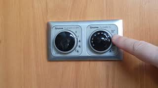 Truma Combi Heating controls in an RV  how they work.