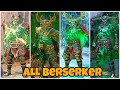 God of War Ragnarok - All Berserkers Bosses &amp; Location / Boss Fights (4K 60FPS)