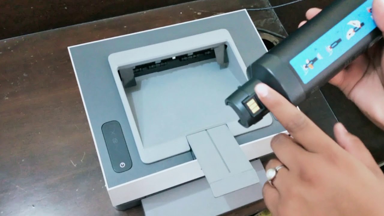 How To Refill Hp Neverstop Laser Printer Toner Kit Catridge 103a Youtube