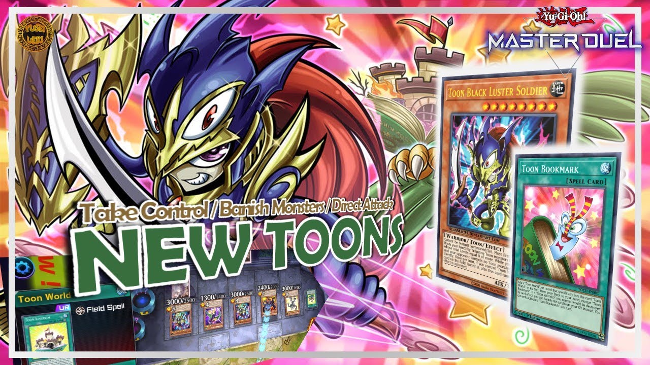 Yugioh MASTER DUEL BEST Toon Deck CONTROL NEW TOONS Banish Monster & Direct Attack 遊戯王マスター