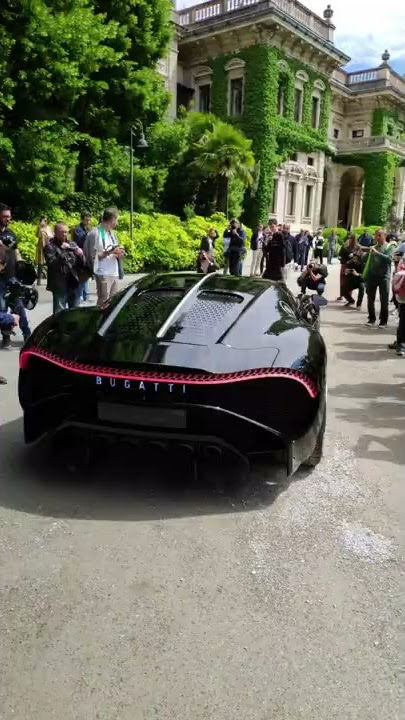 Bugatti La Voiture Noir Driving   Exhaust sound