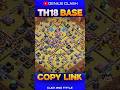 NEW! Th18 War and Cwl Base Layout's | #shorts