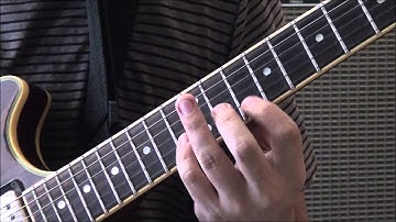 C Dorian Scale (3 notes per string) guitar