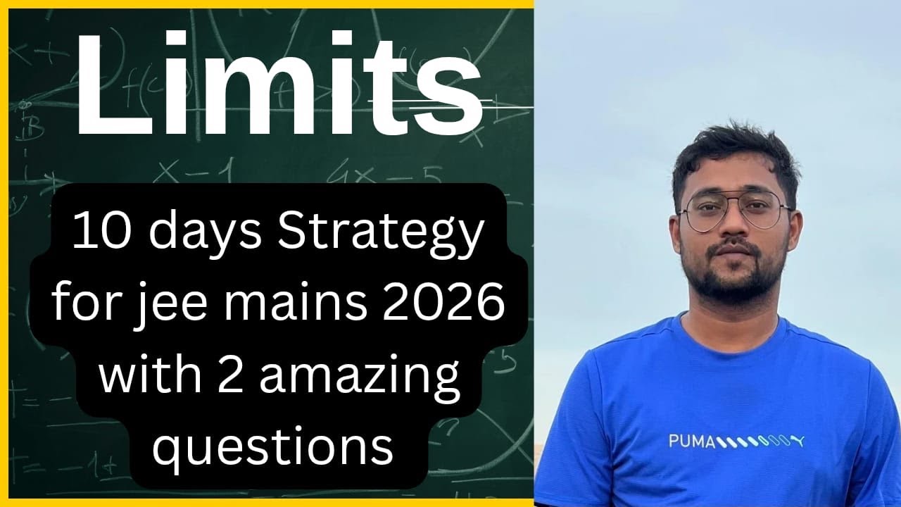 Limits - pyq lecture series , imp for jee main aspirant 