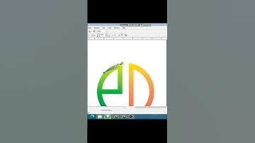 AD Logo in Corel Draw #logo #logodesign #coreldraw #coreldrawtutorial #dtp #creative #viralshorts