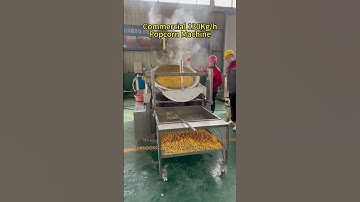 Commercial 130kg/h Automatic Popcorn Making Machine#popcorn#popcornmachine#shorts