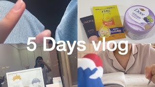 5 days vlog🤍