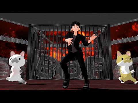 【Vroid 】踊る猫さん達とB.B.F 踊ってみた【MMD】
