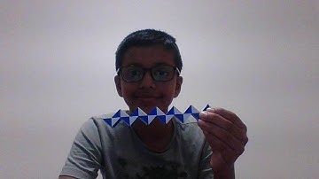 How to make a zig zag pattern using the 24-piece snake cube