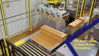 Case & Pail Palletizing Robot | No Tool Changeover Required | MMCI Automation