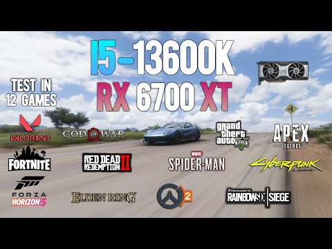 I5 13600K : Test in 12 Games ft RX 6700XT - I5 13600K Gaming