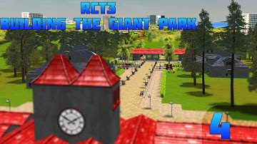 RCT3 - Building a GIANT Park - RCT3 - Building a GIANT park - Episode 4 (Epic Station Timelapse)