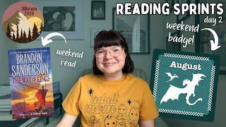 Read & be productive with me! DAY 2 | TBRathon Weekend Sprints 🌈☀️