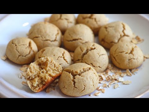 Самое вкусное овсяное печенье без муки! Легкое и  рассыпчатое!