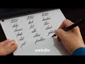 Cursive Writing Practice - Letter B