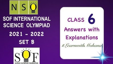 NSO 2021-2022 SET B PREVIOUS YEAR PAPER SET B/NSO CLASS 6 PREVIOUS YEAR PAPER 2021/class 6 NSO 2022