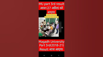 #Magadh University part 3rd result session(2018-21)#mu part 3rd result 2023 kaise check kre#muresult