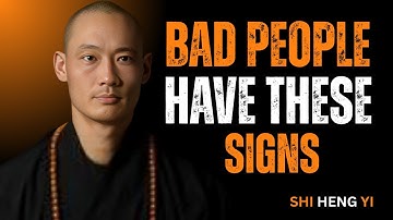 🔴BEAWARE! 😒 10 EVIDENT Signs that there is a EVIL person next to you ｜ Shi Heng Yi Motivation