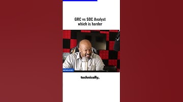 GRC vs SOC Analyst which is harder #convocourses #cybersecurity
