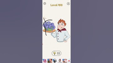 DOP Level 493 : DRAW ONE PART WALKTHROUGH PART LEVEL 493  #dopgame #drawonepart  #shorts