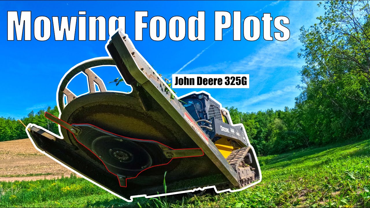 Food Plot Prep//John Deere 325G - YouTube