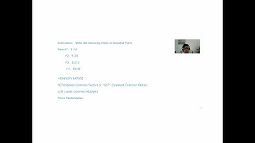 Math / Simplify Ratios / Simplest Form / GCF / Improper Fraction to Mixed Numbers