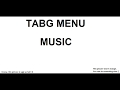 Tabg menu songmusic